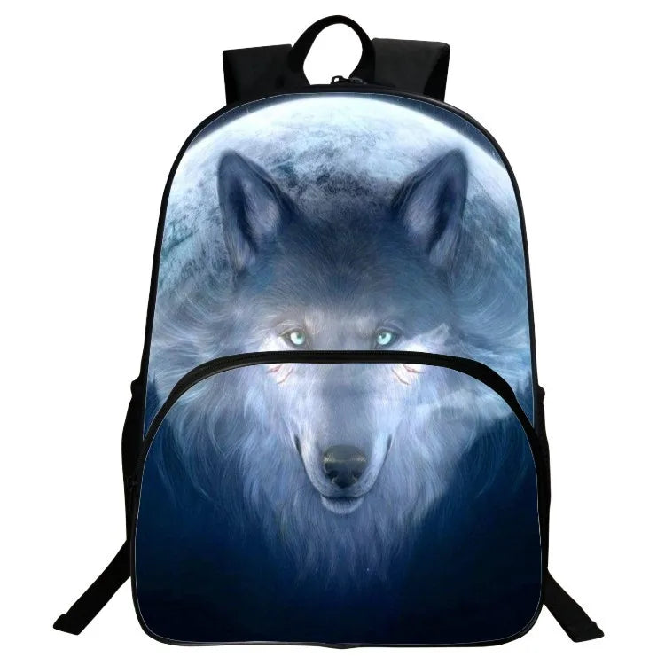 16 Inch Animal Printing Kids Backpack for Boys and Girls
