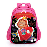 16 Inch Cartoon Turning Red Kids Schoolbag Orthopedic Backpack