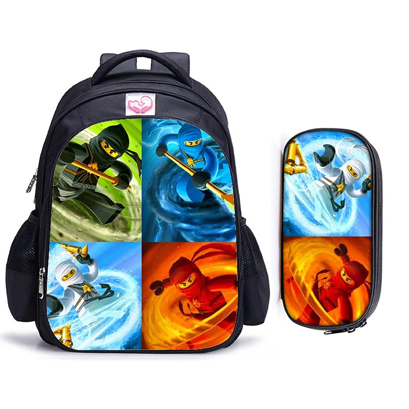 16 Inch Superhero Kids School Bags Orthopedic Backpack Boys Girls Mochila