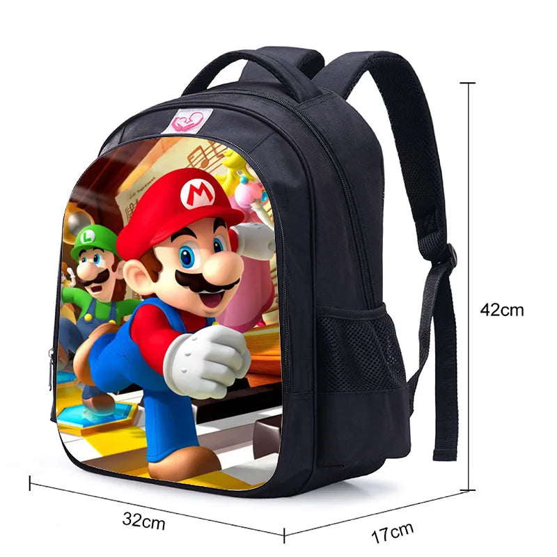 16 Inch Superhero Kids School Bags Orthopedic Backpack Boys Girls Mochila