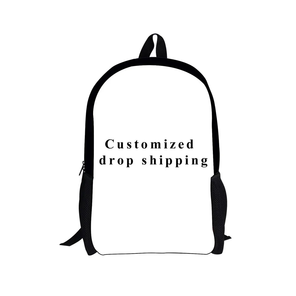 Kids Backpack Taekwondo Martial Judo Print School Bags for Boys Girls