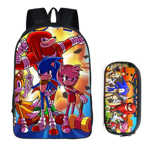 16 inch School Bag for Kids Boys Girls Backpack Children School Sets Pencil Bag