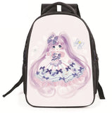 Cartoon Princess Backpack for Girls School Bag