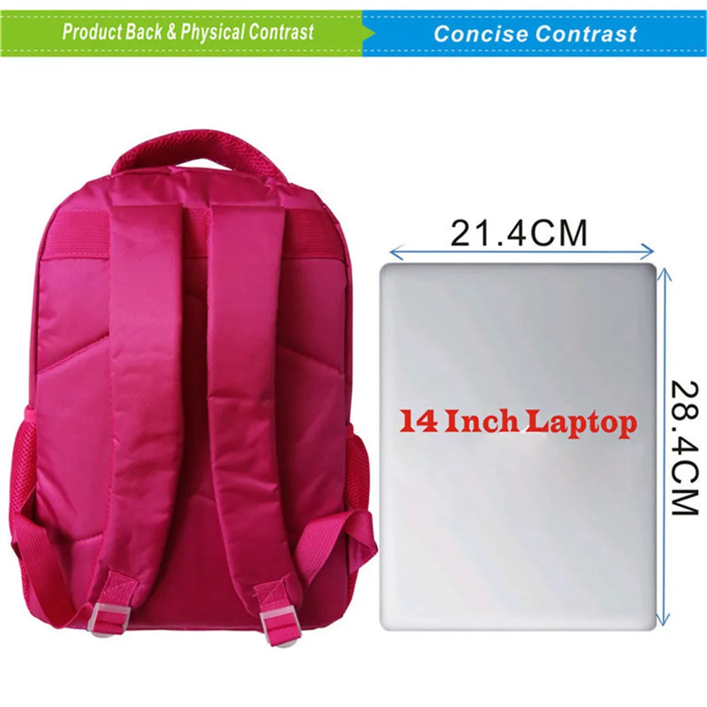 16inch Japan Anime School Bag Cartoon Boy Girl Backpack Teens Uzumaki Bag