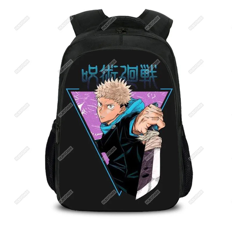 16in Jujutsu Kais. Kids School Backpacks Large Capacity Mochilas For Kids