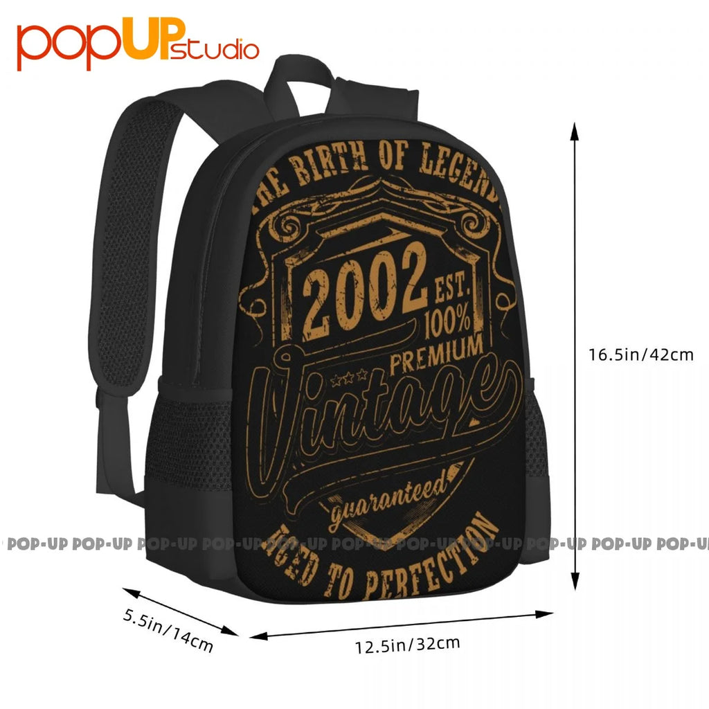 18th Birthday Funny Legends Backpack Large Capacity Bookbag