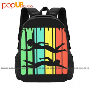 70'S Style Swimmer Backpack Large Capacity Gym Training 3d Printing