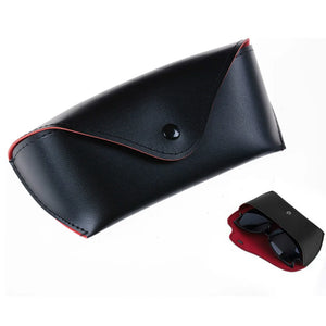 Vintage Leather Glasses Case Portable Sunglasses Holder Box Bag