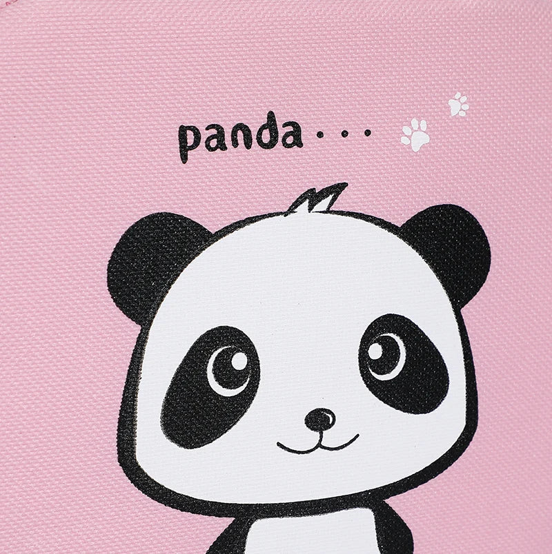 Cartoon Panda Lunch Bag Kids Women Travel Picnic Bags Waterproof Insulation