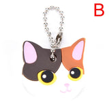 Cartoon Dog Key Case Cover Silicone Protective KEY Wallet Cat Rubber Holder