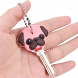 Cartoon Dog Key Case Cover Silicone Protective KEY Wallet Cat Rubber Holder