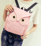 Cartoon Owl Women Backpack School Bags Teenage Backpacks 4colors