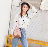 2 PCS Womens Mini Backpack Casual Shoulder Bag Mobile Phone Purse Small Bag