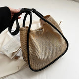 Straw Beach Bag Rattan Woven Handbag Shoulder Bag SG389