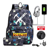 Waterproof Fortnight School Backpack Girls Kids Bag