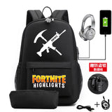 Waterproof Fortnight School Backpack Girls Kids Bag