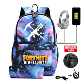 Waterproof Fortnight School Backpack Girls Kids Bag
