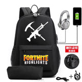 Waterproof Fortnight School Backpack Girls Kids Bag