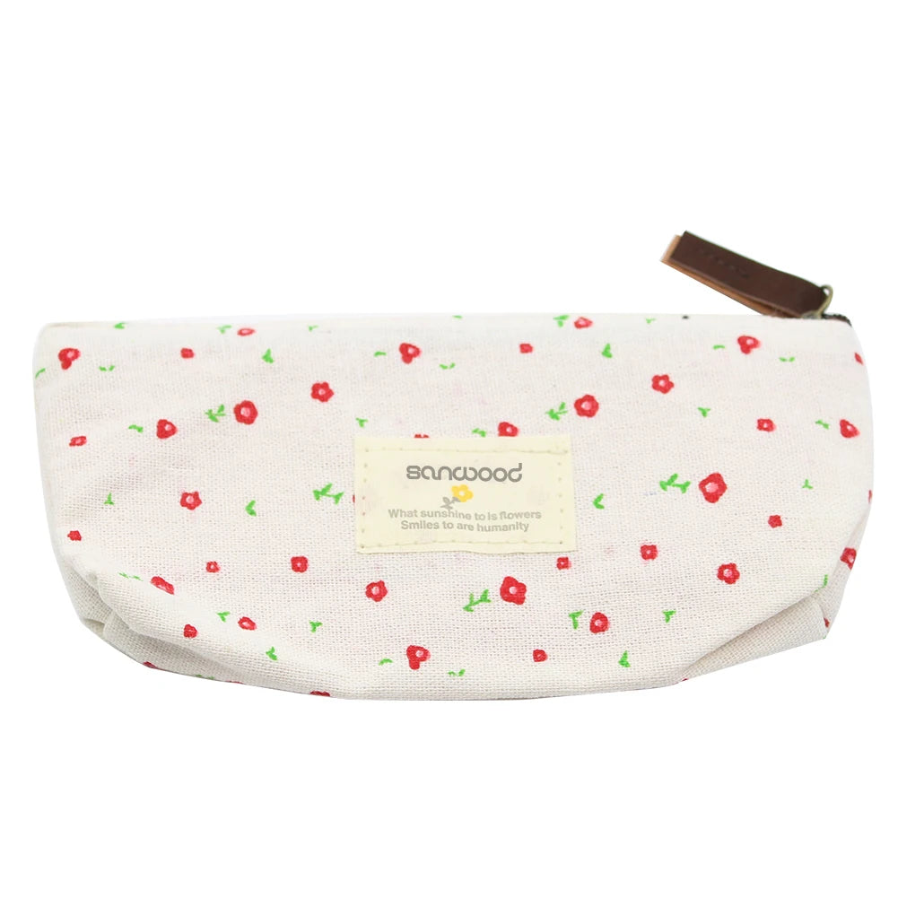 Fresh Flower Floral Case Cosme tic Makeup Tool Bag Storage Pouch Purse