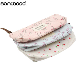 Fresh Flower Floral Case Cosme tic Makeup Tool Bag Storage Pouch Purse