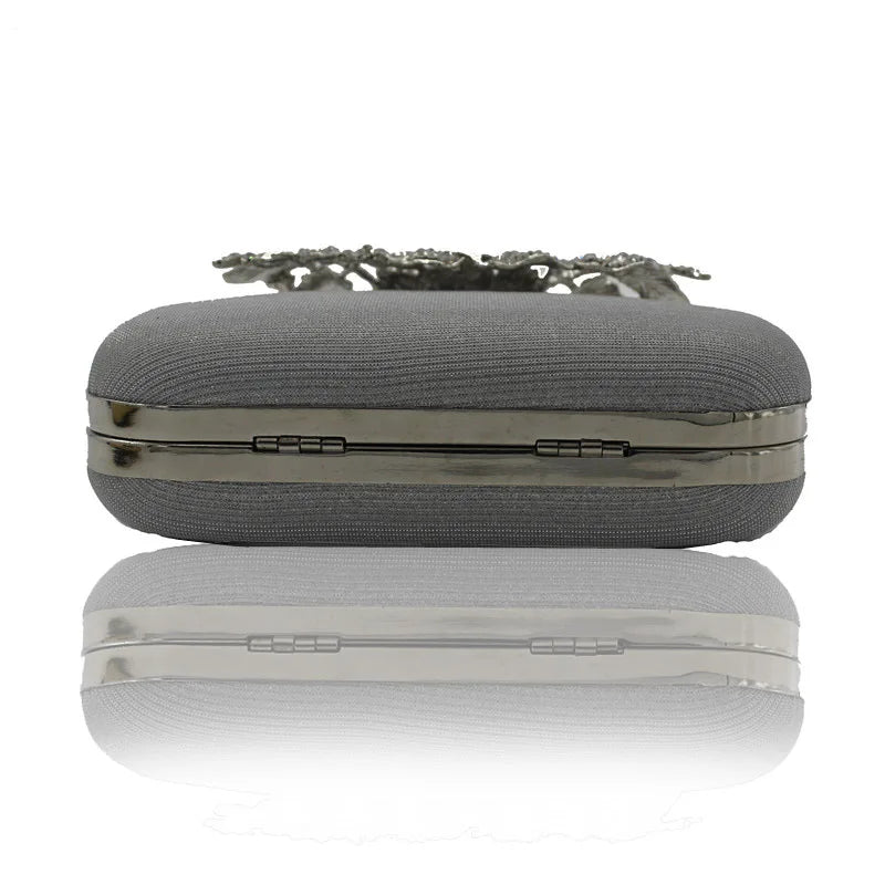 Kingluck Pu Wedding Clutch with Pearls