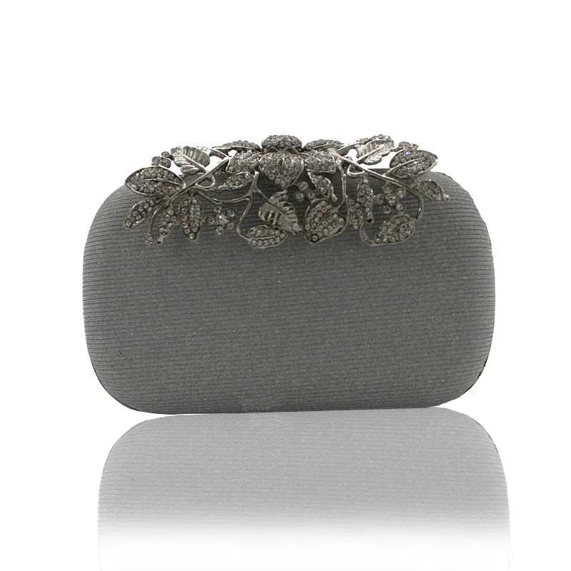 Kingluck Pu Wedding Clutch with Pearls