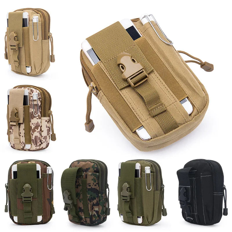 Men Waist Pack Bum Bag Pouch Waterproof Military Belt Waist Packs