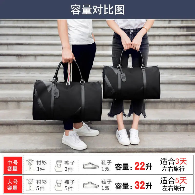 Business Trip Travel Bag Male Hand Large Capacity Light Short Travel Bag