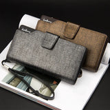 Men Wallets Casual Wallet Men Purse Clutch Bag Leather Long Wallet Hand Bags