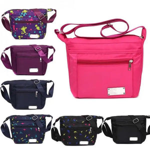 Casual Nylon Beach Bag Multilayer Handbags Women Shoulder Bag