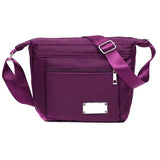 Casual Nylon Beach Bag Multilayer Handbags Women Shoulder Bag