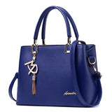 Women's PU Messenger Bag Shoulder Slung Joker Middle-Aged Ladies Handbag