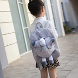 3D Cartoon Plush Children Backpacks Animal Kids Backpack