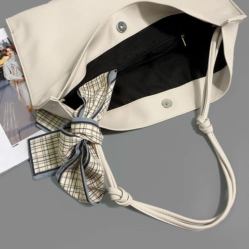 Bowknot Shoulder Bag for Women Large Stylish Tote Bags