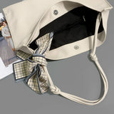 Bowknot Shoulder Bag for Women Large Stylish Tote Bags
