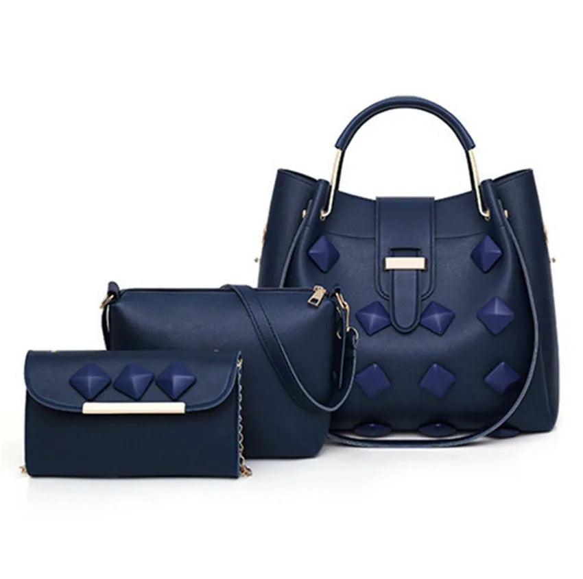 Cheap Leather Handbag Set for Women