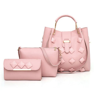Cheap Leather Handbag Set for Women
