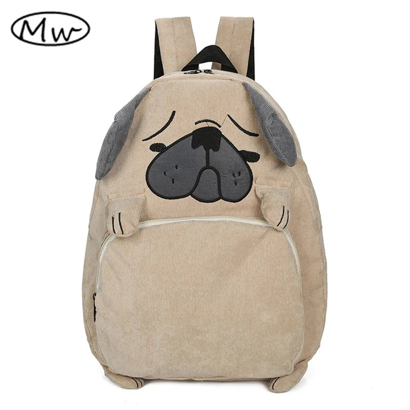 Japanese Cartoon Animals Backpack School Bag for Girls