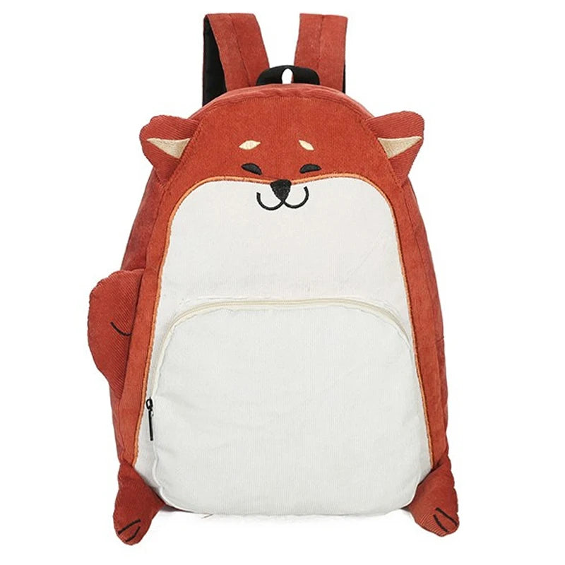 Japanese Cartoon Animals Backpack School Bag for Girls