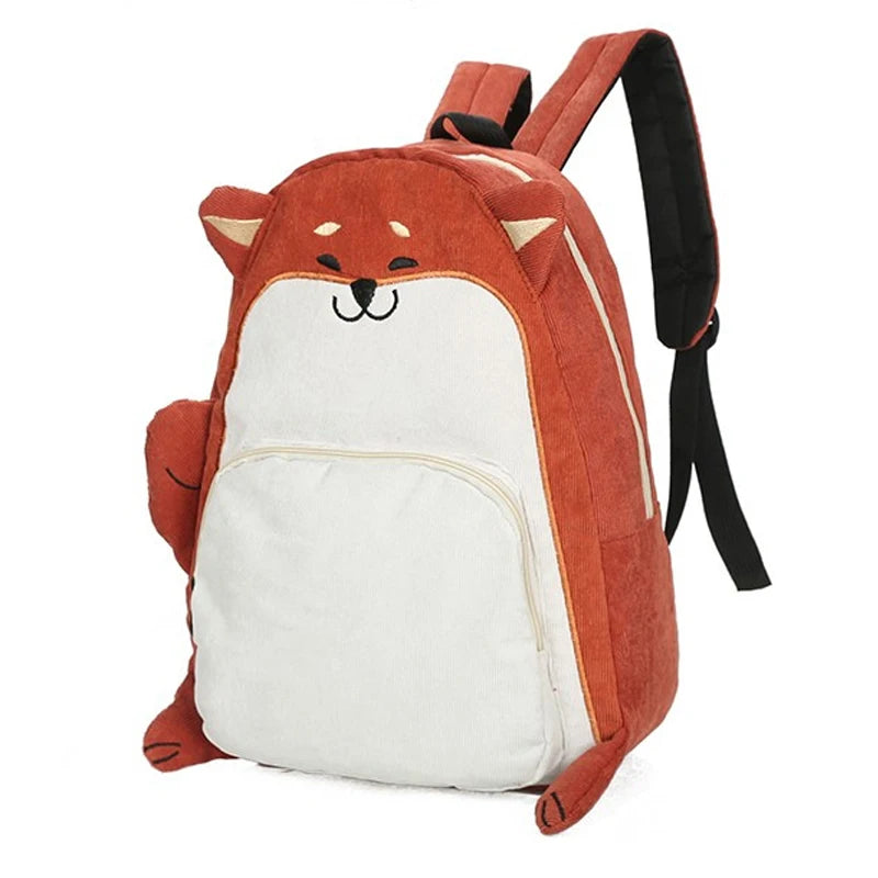 Japanese Cartoon Animals Backpack School Bag for Girls