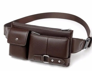 Men's Pockets Waist Pack Shoulder Chest Bag