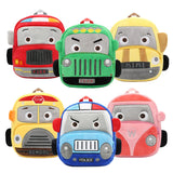 3D Car Kids School Bag Plush A4 Size Capacity 2-6 Years Toddler Backpack