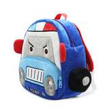 3D Car Kids School Bag Plush A4 Size Capacity 2-6 Years Toddler Backpack