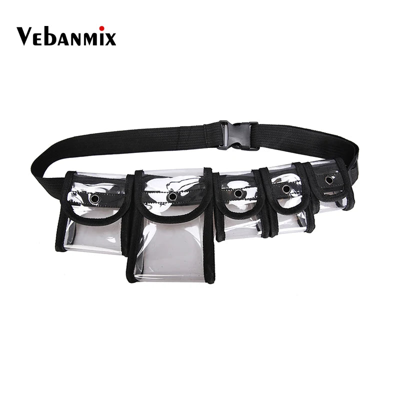 Holographic Waist Pack Clear PVC Travel Bag