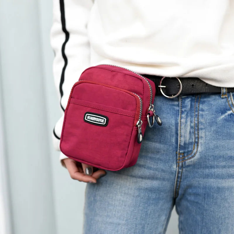 Summer Leisure Women Bag Multifunction Belt Bag Handbag Clutch