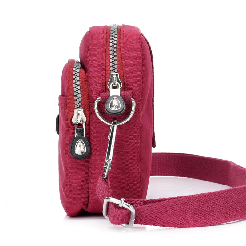 Summer Leisure Women Bag Multifunction Belt Bag Handbag Clutch