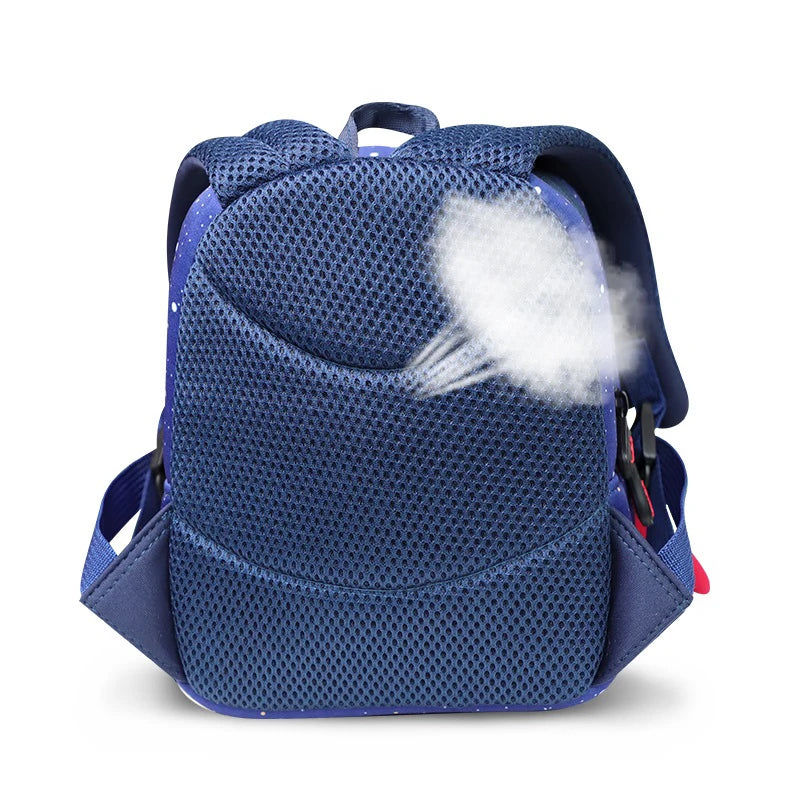 3D Rocket Girl Anti-Lost Backpack for Kids