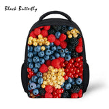 Candy Pattern Kids School Bags Orange Book Bag Kindergarten Bag