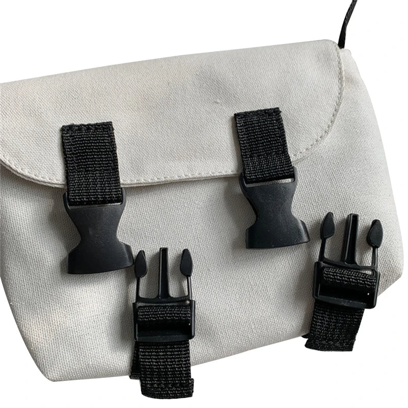 Casual Canvas Crossbody Bag Small Shoulder Handbag