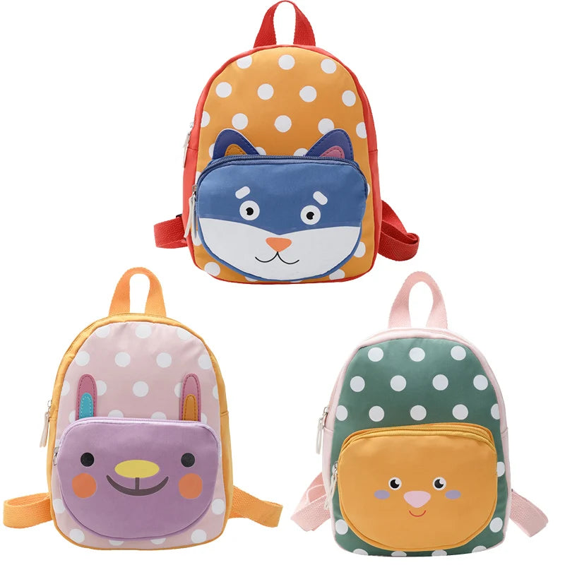 Animal Kids Backpack Kindergarten Schoolbag Boys Girls School Bags